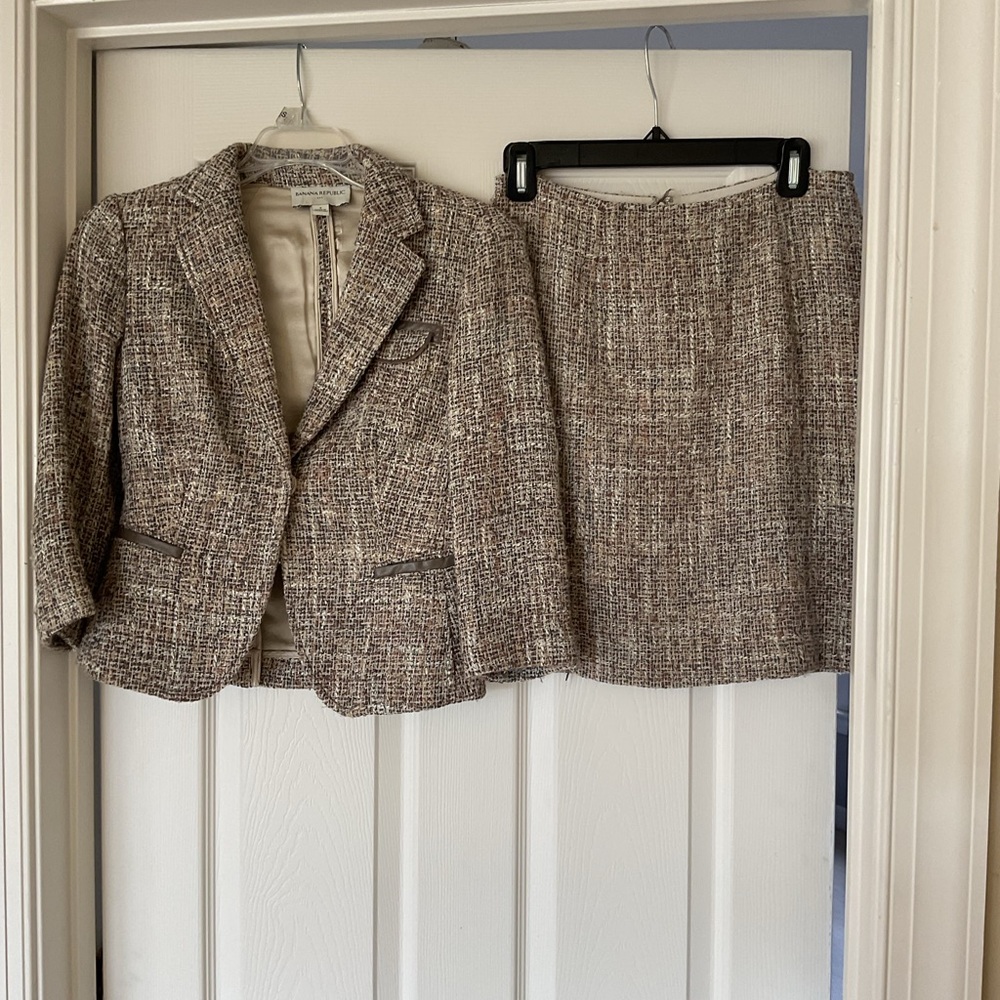 Banana Republic Tweed Suit